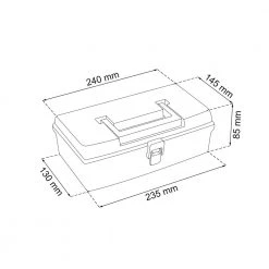 Prosperplast NUN Transparent Assortment Box Home & Lifestyle