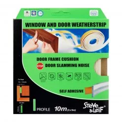 Steve & Leif I-Profile Window & Door Seals 9x2mm (2x5m) - Weatherstrips Home & Lifestyle
