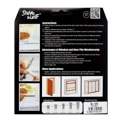 Steve & Leif Pile Window & Door Seals Weatherstrip Grey 7x6mm (2x2.5m) -Weatherstrips