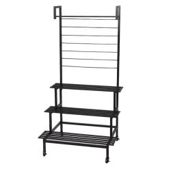 Steve & Leif Gardening Supplies 2 - 3 Steps Gardening Plant Rack With Wheels For Flower Pots (Black) 30 Steve & Leif Gardening Supplies 2 - 3 Steps Gardening Plant Rack With Wheels For Flower Pots (Black)