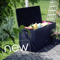 Prosperplast Boxe Rato Umber Garden Storage Box (1190x480x600mm) Gardening Supplies 17 Prosperplast Boxe Rato Umber Garden Storage Box (1190x480x600mm) Gardening Supplies