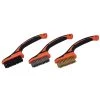 Tactix DIY & Power Tools 3 Pcs Mini Wire Brush Set