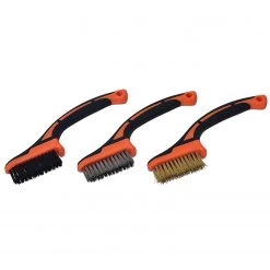 Tactix DIY & Power Tools 3 Pcs Mini Wire Brush Set