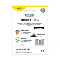 Steve & Leif Peppermint Seeds Gardening Supplies