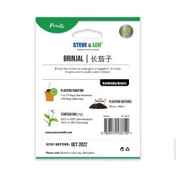 Steve & Leif Gardening Supplies Brinjal Seeds