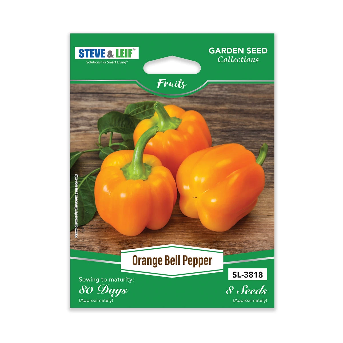 Steve & Leif Orange Bell Pepper Seeds 3 Steve & Leif Orange Bell Pepper Seeds