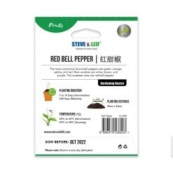Steve & Leif Red Bell Pepper Seeds