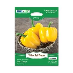 Steve & Leif Gardening Supplies Yellow Bell Pepper Seeds