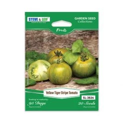 Steve & Leif Yellow Tiger Stripe Tomato Seeds Gardening Supplies