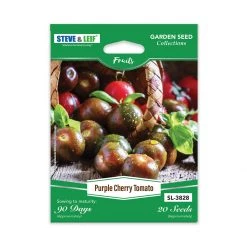 Steve & Leif Gardening Supplies Purple Cherry Tomato Seeds