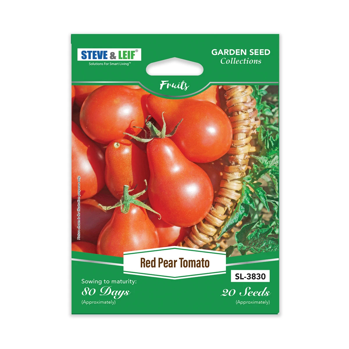 Steve & Leif Red Pear Tomato Seeds Gardening Supplies 3 Steve & Leif Red Pear Tomato Seeds Gardening Supplies