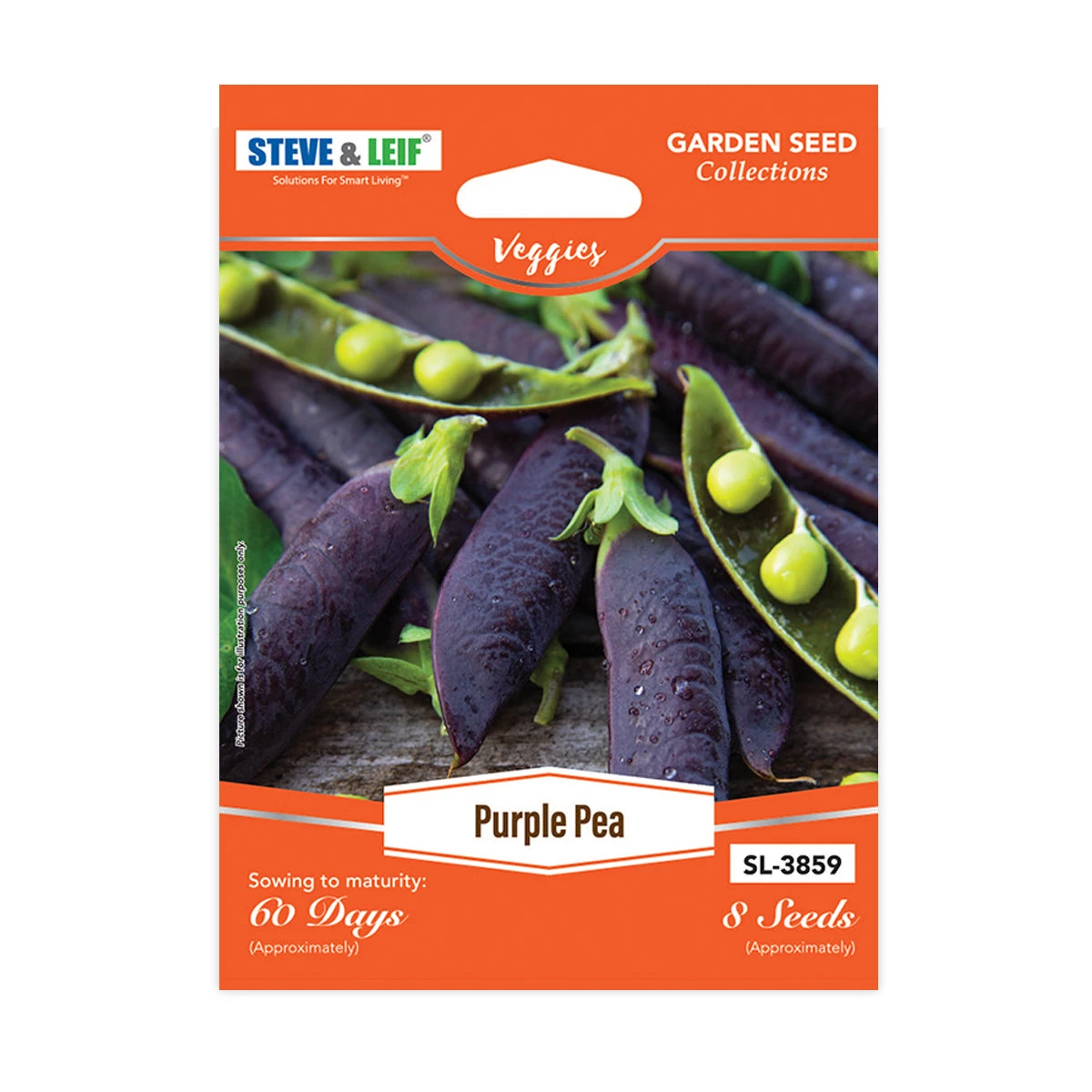 Steve & Leif Gardening Supplies Purple Pea Seeds 3 Steve & Leif Gardening Supplies Purple Pea Seeds
