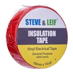 Steve & Leif PVC Vinyl Electrical Wire Insulation Tape (10Y) Stationery & Tapes