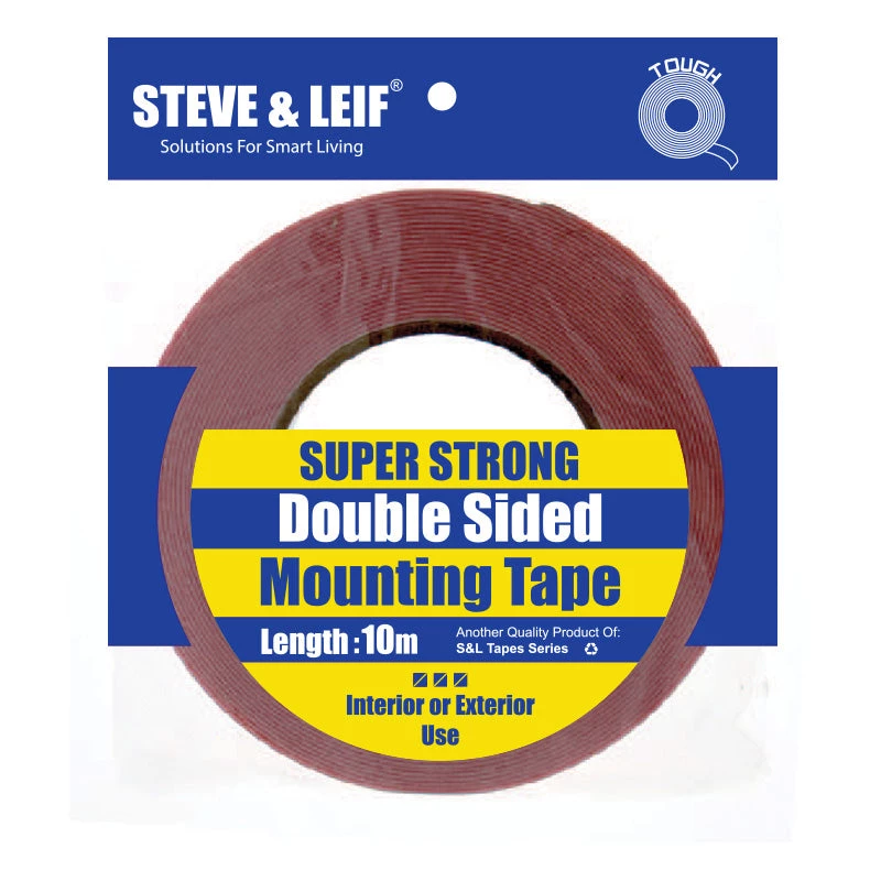 Steve & Leif Stationery & Tapes White Double Sided PE Foam Mounting Tape (10m) 3 Steve & Leif Stationery & Tapes White Double Sided PE Foam Mounting Tape (10m)