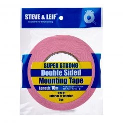 Steve & Leif Stationery & Tapes White Double Sided PE Foam Mounting Tape (10m) 7 Steve & Leif Stationery & Tapes White Double Sided PE Foam Mounting Tape (10m)