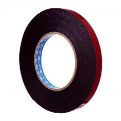 Steve & Leif Super Strong Double-Sided Black Pe Foam Mounting Tape (12Mm X 10M) Stationery & Tapes