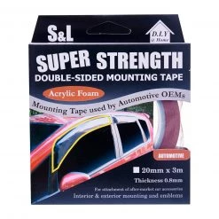 Steve & Leif Double Sided High Bond Automotive Acrylic Foam Tape (20Mm X 3M)