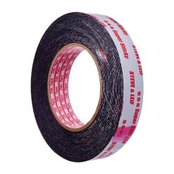 Stationery & Tapes Steve & Leif Double Sided Super Sticky Black Foam Tape (8m) 7 Stationery & Tapes Steve & Leif Double Sided Super Sticky Black Foam Tape (8m)