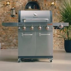 Char-Broil Professional Pro Tru-infrared 4 Burner With Folding Side Shelf Barbecue Grill 33 Char-Broil Professional Pro Tru-infrared 4 Burner With Folding Side Shelf Barbecue Grill