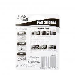 Steve & Leif Heavy Duty Round Felt (38mm) 6pcs Home & Lifestyle