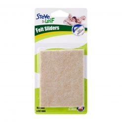 Steve & Leif Home & Lifestyle Self Adhesive Furniture Felt Slider Pad (107mmx82mm)