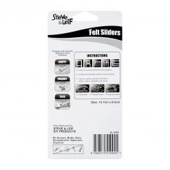 Steve & Leif Home & Lifestyle Self Adhesive Furniture Felt Slider Pad (107mmx82mm)