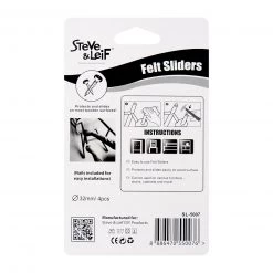 Steve & Leif Round Furniture Felt Protector With Nail (32mm) Home & Lifestyle