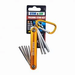 Steve & Leif Home & Lifestyle 8 Pcs FOLDING STAR KEY SET DIY Handy Tools CR-V Steel