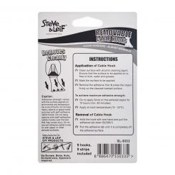 Steve & Leif Removable Cable Hooks (M) 9pcs Home & Lifestyle