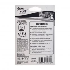Steve & Leif Removable Cable Hooks (L) 9pcs