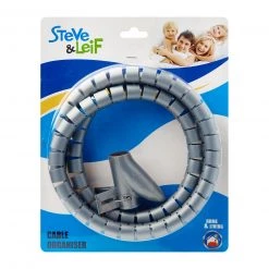 Steve & Leif Gray Cable Organiser 2cm X 1.5m Home & Lifestyle