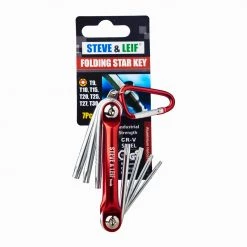 Steve & Leif 7 Pcs FOLDING STAR KEY SET DIY Handy Tools CR-V Steel Home & Lifestyle