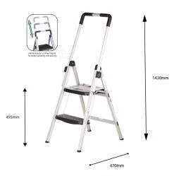 Cosco 2 STEPS MAGICFOLD ALUMINIUM LADDER DIY & Power Tools 8 Cosco 2 STEPS MAGICFOLD ALUMINIUM LADDER DIY & Power Tools