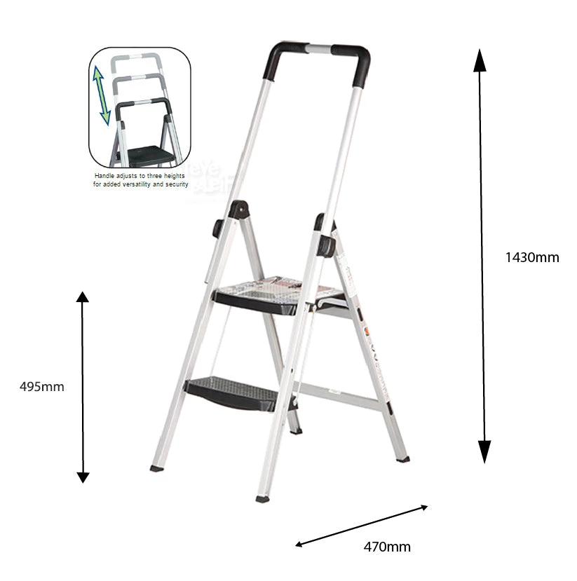 Cosco 2 STEPS MAGICFOLD ALUMINIUM LADDER DIY & Power Tools 5 Cosco 2 STEPS MAGICFOLD ALUMINIUM LADDER DIY & Power Tools