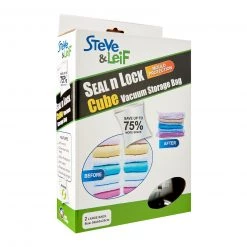 Steve & Leif Seal & Lock Cube Vacuum Storage Bag (Large) - 2 Pcs