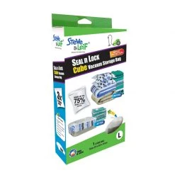Steve & Leif Seal & Lock Cube Vacuum Storage Bag (Large) - 1 Pc Home & Lifestyle
