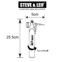 Steve & Leif Cosmic Mini Bicycle Pump Bicycle Accessories