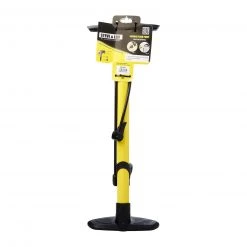 Steve & Leif Bicycle Accessories Cosmic Yellow High-Pressure Floor Pump With Gauge