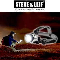Steve & Leif Cosmic Super Bright 7 LED Bicycle White Headlight