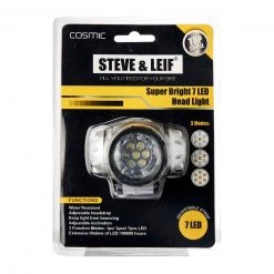 Steve & Leif Cosmic Super Bright 7 LED Bicycle White Headlight