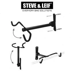 Steve & Leif Bike Wall Mounted Heavy Duty Foldable Wall Hanger