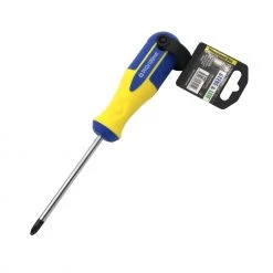 Steve & Leif Home & Lifestyle 4 Inch Yellow/Blue Phillips Screwdriver (6x100mm)