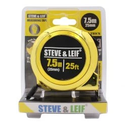 Steve & Leif Home & Lifestyle Professional Measuring Tape (7.5m X 25mm)