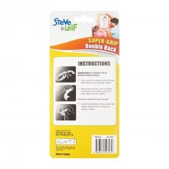 Steve & Leif Home & Lifestyle SuperGrip Black Double Back (2 Rolls)