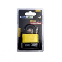 Steve & Leif Home & Lifestyle Heavy Duty Pad Lock With Keys (40/50 Mm)