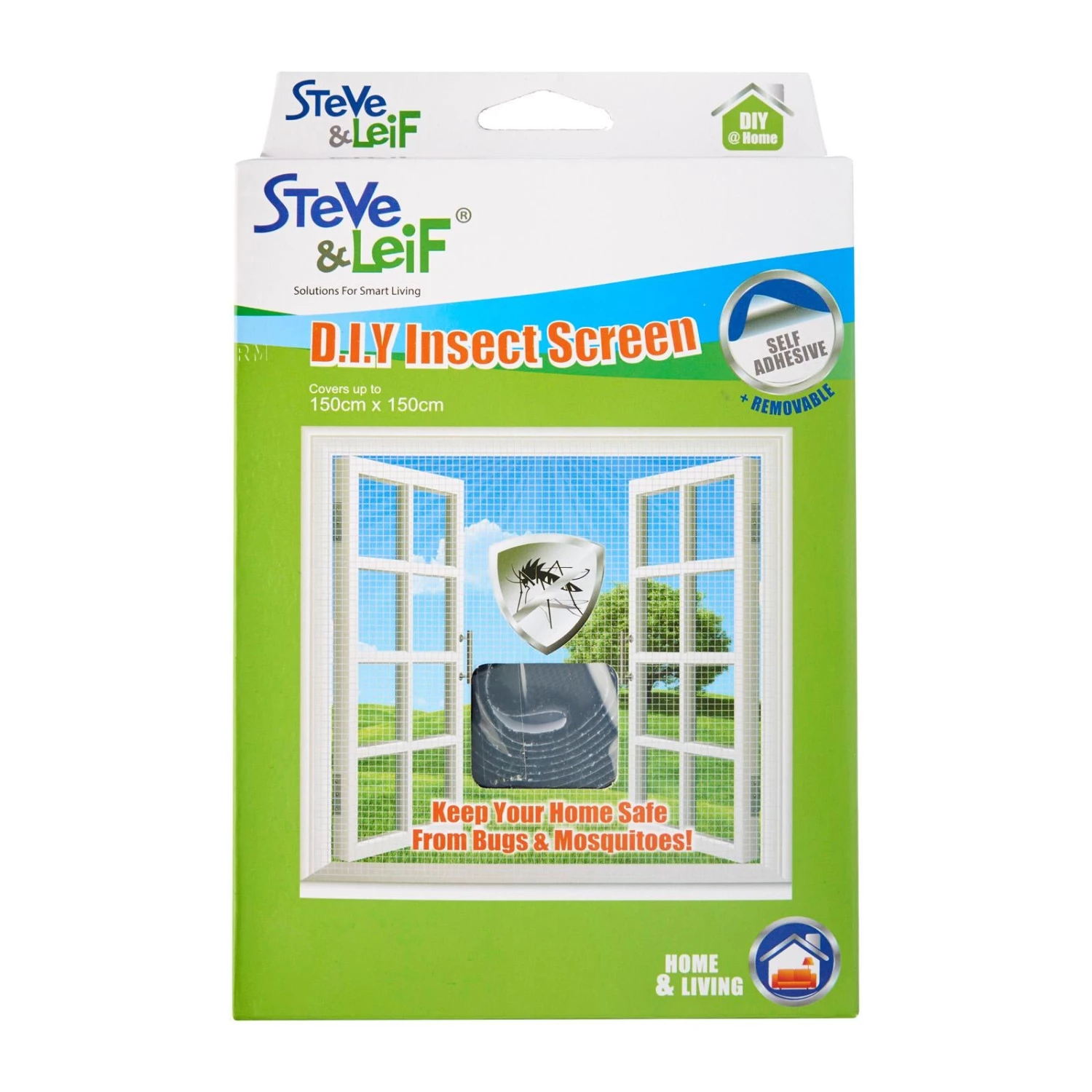 Steve & Leif DIY Window Polyester Insects Screen (1.5M X 1.5M) Home & Lifestyle 3 Steve & Leif DIY Window Polyester Insects Screen (1.5M X 1.5M) Home & Lifestyle