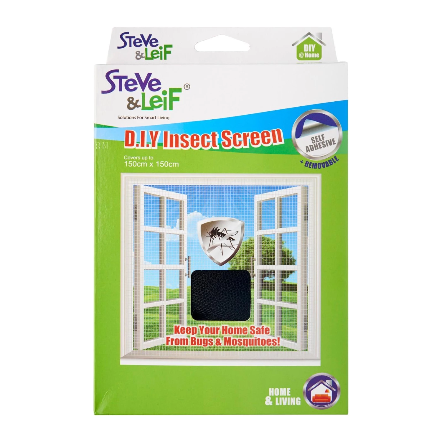 Steve & Leif DIY Window Polyester Insects Screen (1.5M X 1.5M) Home & Lifestyle 6 Steve & Leif DIY Window Polyester Insects Screen (1.5M X 1.5M) Home & Lifestyle