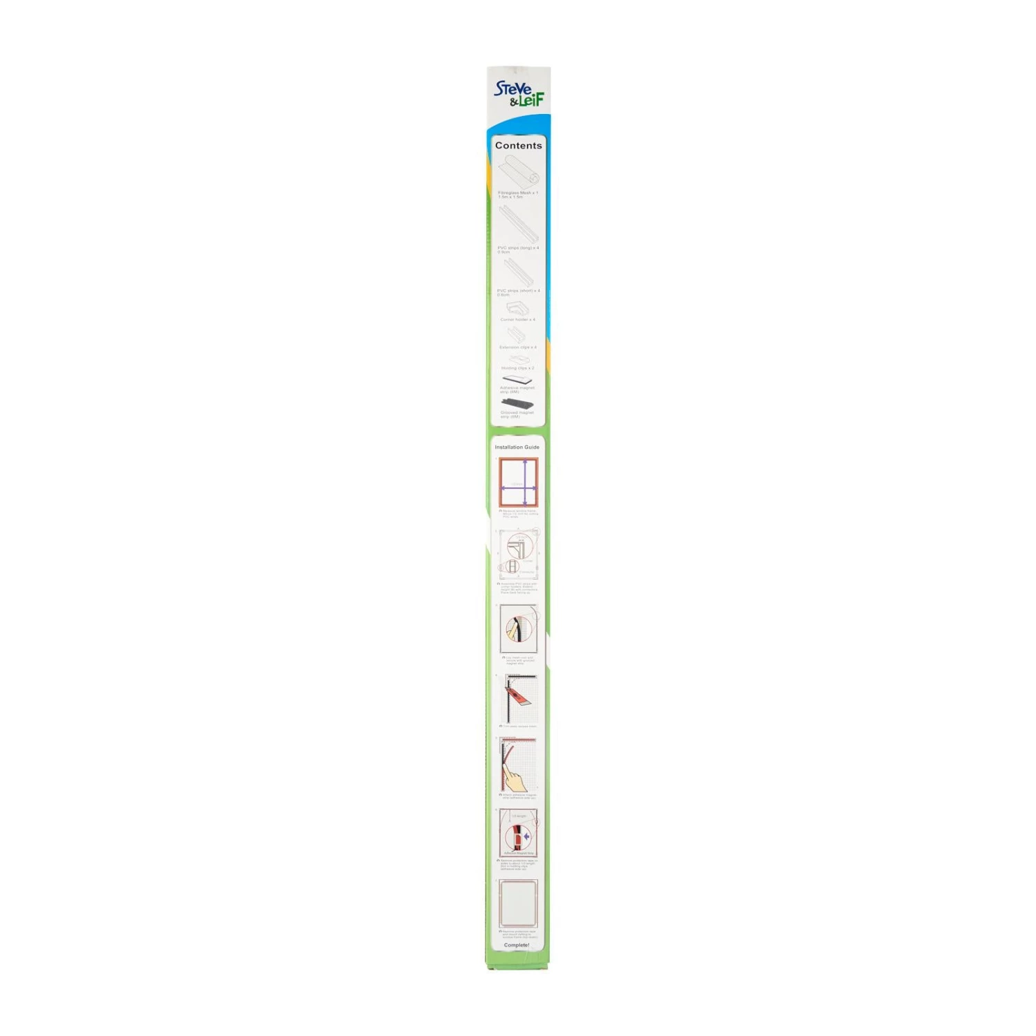 Steve & Leif Home & Lifestyle ALL-in-1 DIY Insect Screen Set 1.5m X 1.5m 4 Steve & Leif Home & Lifestyle ALL-in-1 DIY Insect Screen Set 1.5m X 1.5m