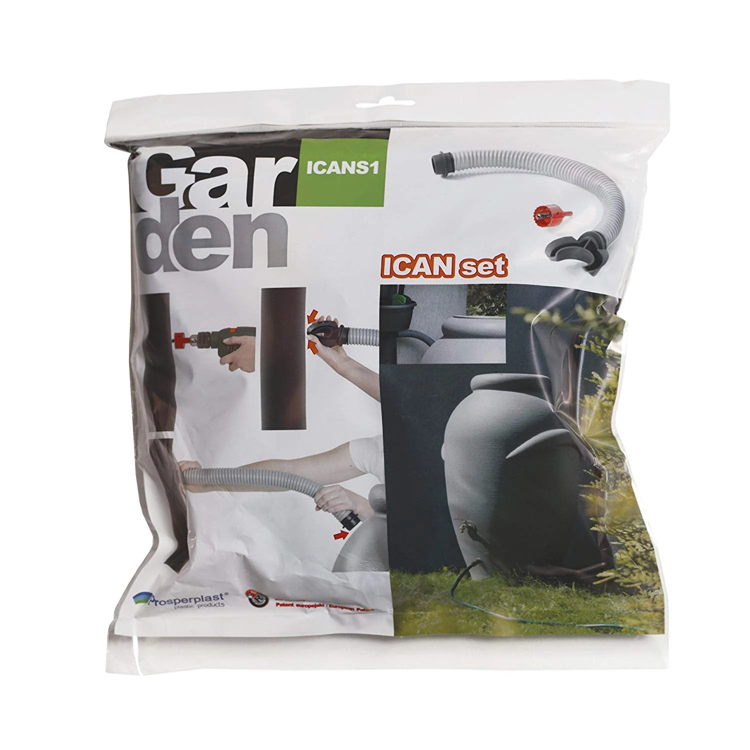 Prosperplast ICAN Set Rainwater Tank Connection (315 X 280 X 50mm) 3 Prosperplast ICAN Set Rainwater Tank Connection (315 X 280 X 50mm)