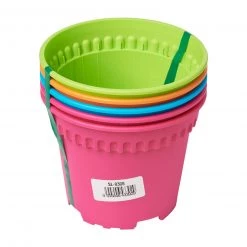Baba Gardening Supplies 5PCS Soffy Collection Pot 120mm (Mix Colours)
